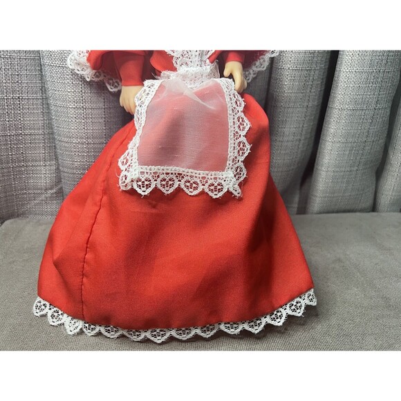 VTG 3 Dolls In 1 Little Red Riding Hood Grandma Wolf Handmade Doll 21 Inch - Picture 2 of 15